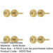 PACK Elegant Satin Brass Turn Release Lock Luxurious Interiors Door Handle-1