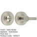 Satin Nickel Easy Turn Release Lock Luxurious Home Decor Door Handle-1