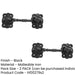 PACK Rustic Antique Cabin Hook 102mm Black Finish Vintage Charm Hook Lock (1)-1