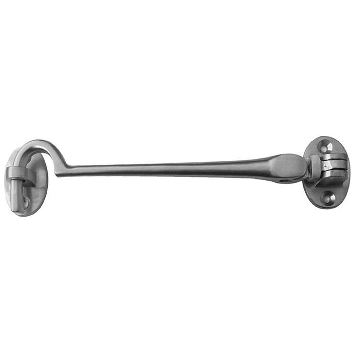 Durable Brass Cabin Hook 300mm Satin Chrome Finish Hook Lock