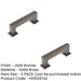 PACK Sleek 96mm Dark Bronze Cabinet Handle Modern Interiors Kitchen Drawer Pull Handle (1)-1