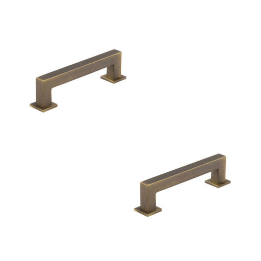 PACK Stylish 128mm Antique Brass Cabinet Handle Modern Elegance Kitchen Drawer Pull Handle (1)