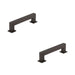 PACK Modern 128mm Dark Bronze Cabinet Handle Stylish Interiors Kitchen Drawer Pull Handle (1)