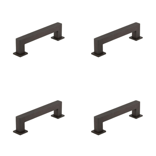 PACK Modern 128mm Dark Bronze Cabinet Handle Stylish Interiors Kitchen Drawer Pull Handle