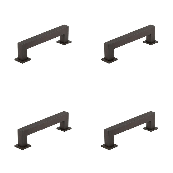 PACK Modern 128mm Dark Bronze Cabinet Handle Stylish Interiors Kitchen Drawer Pull Handle