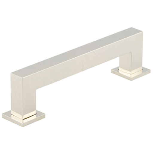 Premium Polished Nickel Cabinet Handle 128mm Modern Design Kitchen Drawer Pull Handle