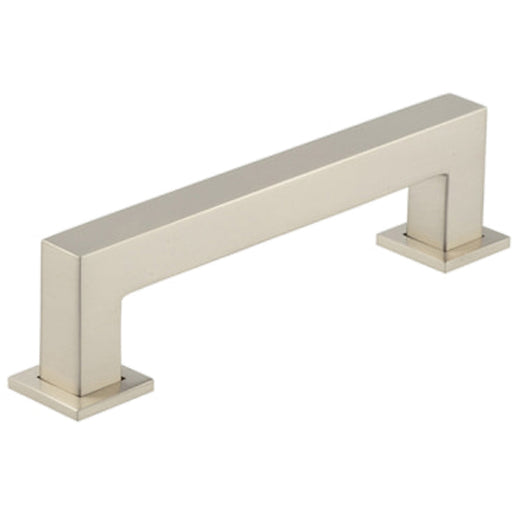 Satin Nickel Cabinet Handle 128mm Modern Brass Hardware Kitchen Drawer Pull Handle