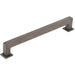 Elegant 224mm Dark Bronze Cabinet Handle Modern Interiors Kitchen Drawer Pull Handle