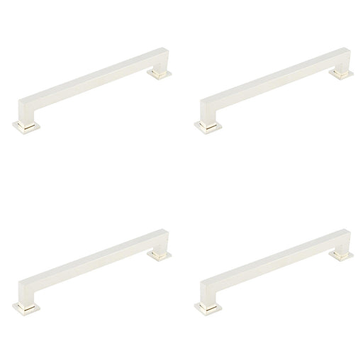 PACK 224mm Polished Nickel Cabinet Handle Modern Brass Design Kitchen Drawer Pull Handle