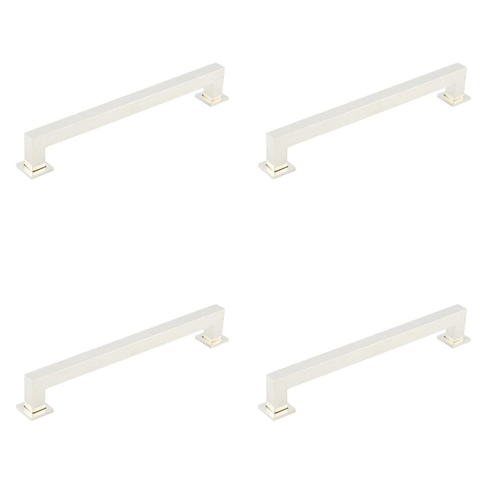 PACK 224mm Polished Nickel Cabinet Handle Modern Brass Design Kitchen Drawer Pull Handle