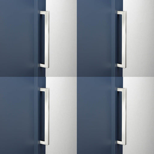 PACK Stylish 224mm Satin Nickel Cabinet Handle Modern Interiors Kitchen Drawer Pull Handle