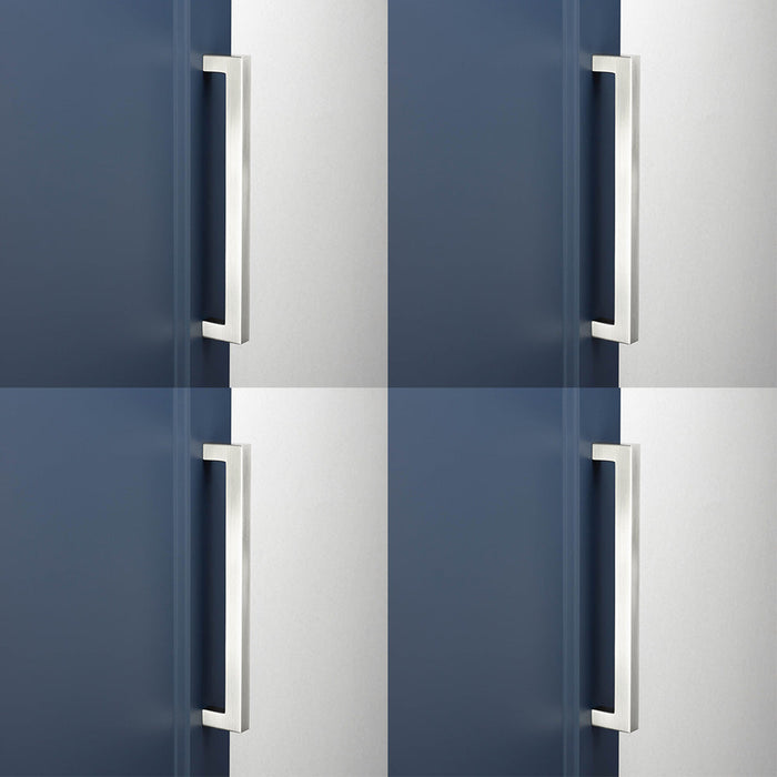 PACK Stylish 224mm Satin Nickel Cabinet Handle Modern Interiors Kitchen Drawer Pull Handle