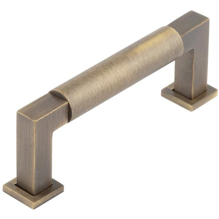 Premium Round Cabinet Handle 96mm Antique Brass Finish Kitchen Drawer Pull Handle