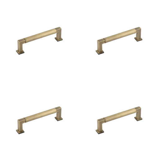 PACK Stylish Round Cabinet Handle Antique Brass 128mm Length Kitchen Drawer Pull Handle