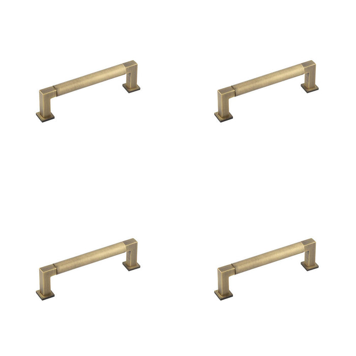 PACK Stylish Round Cabinet Handle Antique Brass 128mm Length Kitchen Drawer Pull Handle