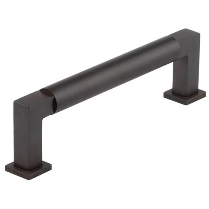 Elegant Round Cabinet Handle Dark Bronze 128mm Premium Quality Kitchen Drawer Pull Handle