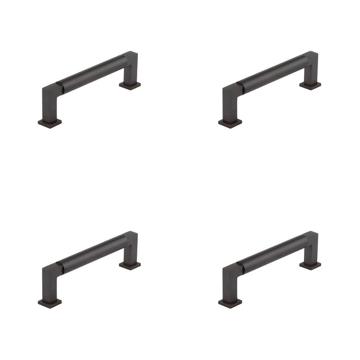 PACK Elegant Round Cabinet Handle Dark Bronze 128mm Premium Quality Kitchen Drawer Pull Handle