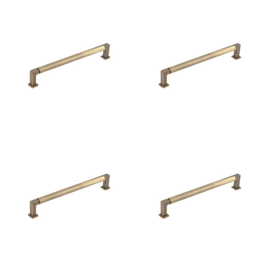 PACK Antique Brass Round Cabinet Handle 224mm Premium Quality Kitchen Drawer Pull Handle