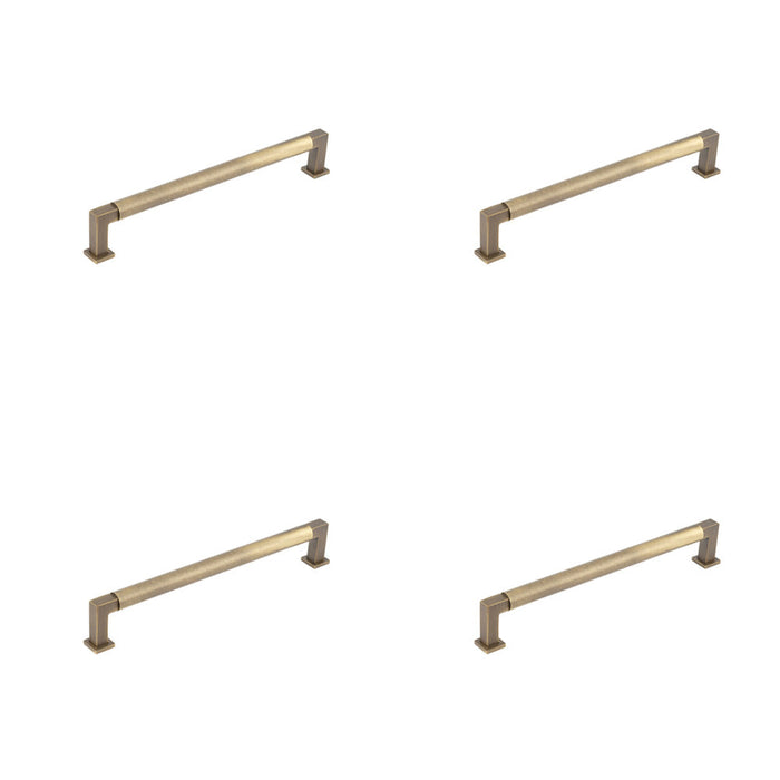 PACK Antique Brass Round Cabinet Handle 224mm Premium Quality Kitchen Drawer Pull Handle