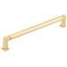 Premium Round Satin Brass Cabinet Handle 224mm Kitchen Drawer Pull Handle