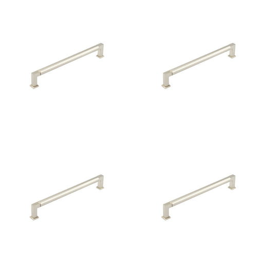 PACK Premium Round Cabinet Handle Satin Nickel Finish 224mm Kitchen Drawer Pull Handle