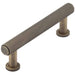 Stylish 96mm Antique Brass Knurled Cabinet Handle Modern Traditional Designs Kitchen Drawer Pull Handle