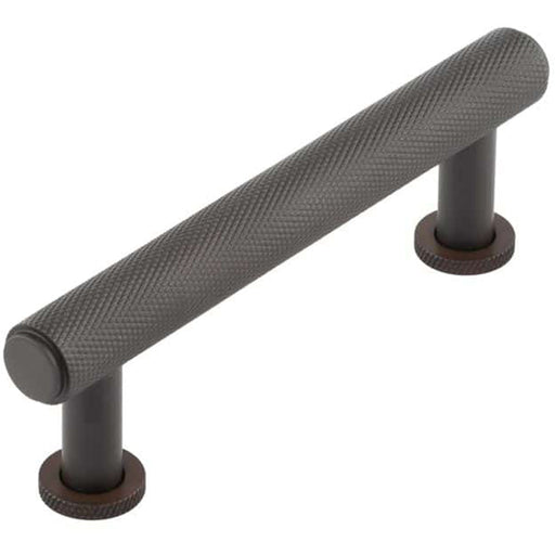 Stylish 96mm Dark Bronze Knurled Cabinet Handle Kitchen Drawer Pull Handle