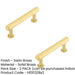 PACK Elegant 96mm Satin Brass Knurled Cabinet Handle Modern Home Design Kitchen Drawer Pull Handle (1)-1