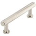 Elegant Knurled Cabinet Handle Satin Nickel 96mm Premium Design Kitchen Drawer Pull Handle