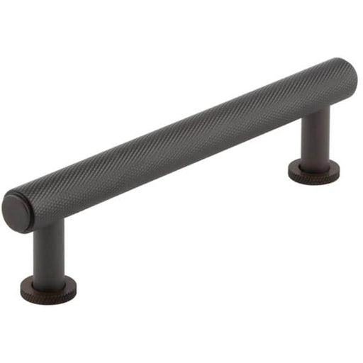 Elegant Knurled Cabinet Handle 128mm Dark Bronze Finish Kitchen Drawer Pull Handle