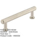 Luxurious 128mm Satin Nickel Knurled Cabinet Handle Stylish Interiors Kitchen Drawer Pull Handle-1