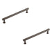 PACK Luxury Knurled Cabinet Handle Dark Bronze 224mm Kitchen Drawer Pull Handle (1)