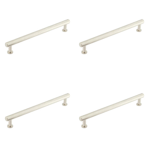 PACK Luxury Knurled Cabinet Handle Satin Nickel 224mm Size Kitchen Drawer Pull Handle