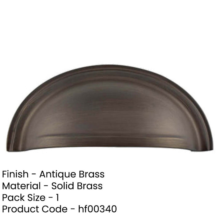 Antique Brass Pulls Cabinets Stylish Upgrade Your Home Kitchen Drawer Pull Handle-1