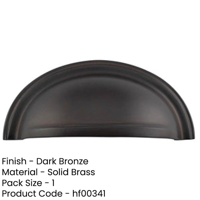 Elegant Dark Bronze Pulls Cabinets Kitchen Drawer Pull Handle-1