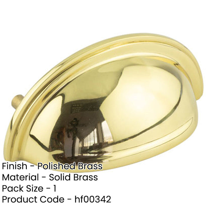 Polished Brass Pulls Cabinetry Upgrade Kitchen Drawer Pull Handle-1