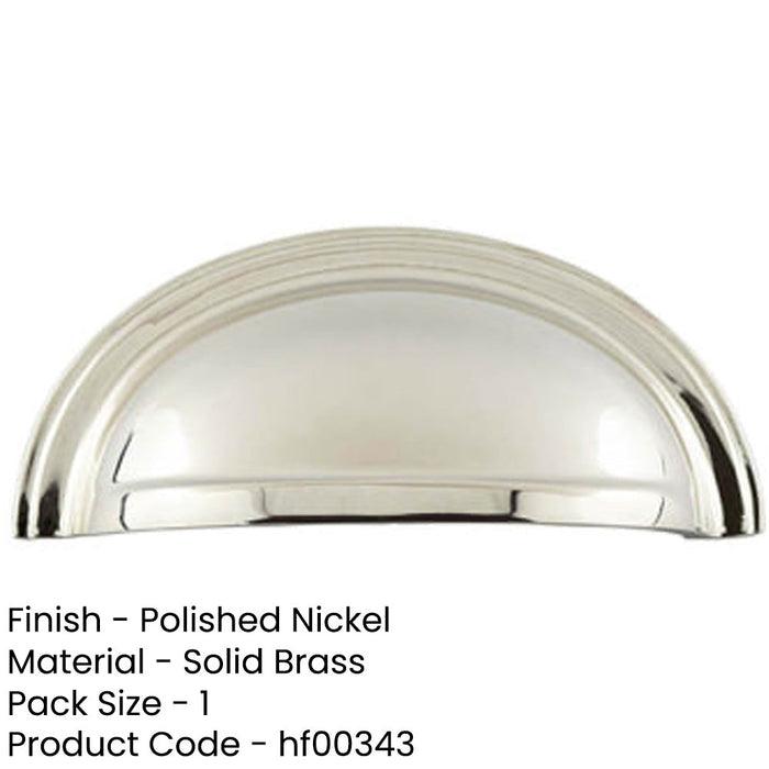 Elegant Polished Nickel Pulls Cabinets Kitchen Drawer Pull Handle-1