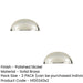 PACK Elegant Polished Nickel Pulls Cabinets Kitchen Drawer Pull Handle (1)-1