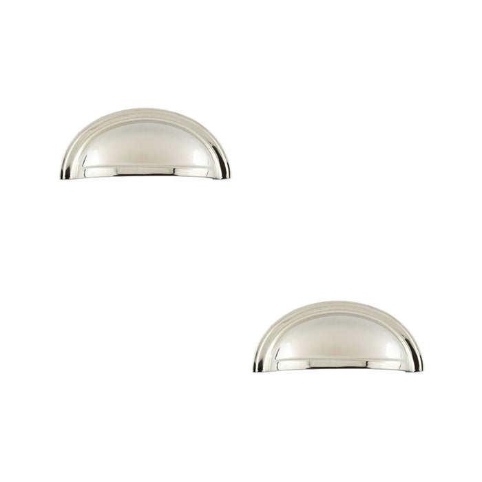 PACK Elegant Polished Nickel Pulls Cabinets Kitchen Drawer Pull Handle (1)