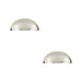 PACK Elegant Polished Nickel Pulls Cabinets Kitchen Drawer Pull Handle (1)