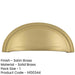 Satin Brass Pulls Cabinets Elegant Durable Design Kitchen Drawer Pull Handle-1