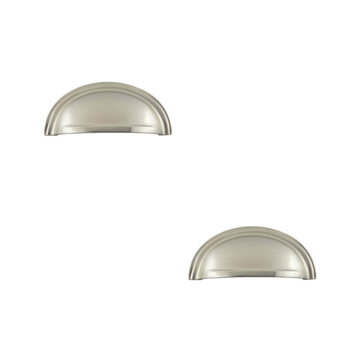 PACK Satin Nickel Pulls Cabinetry Upgrade Kitchen Drawer Pull Handle (1)
