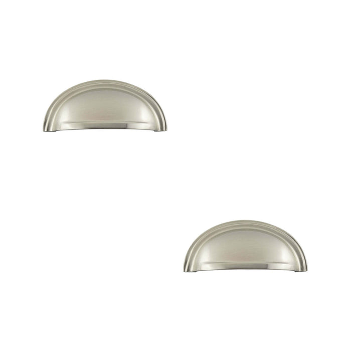 PACK Satin Nickel Pulls Cabinetry Upgrade Kitchen Drawer Pull Handle (1)