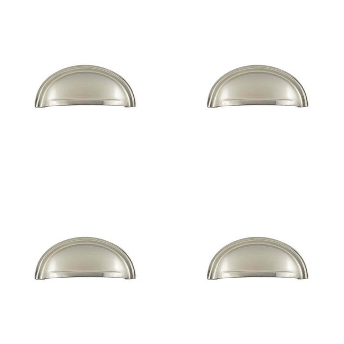 PACK Satin Nickel Pulls Cabinetry Upgrade Kitchen Drawer Pull Handle