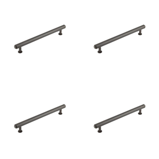 PACK Elegant 224mm Dark Bronze Stepped Cabinet Handle Kitchen Drawer Pull Handle