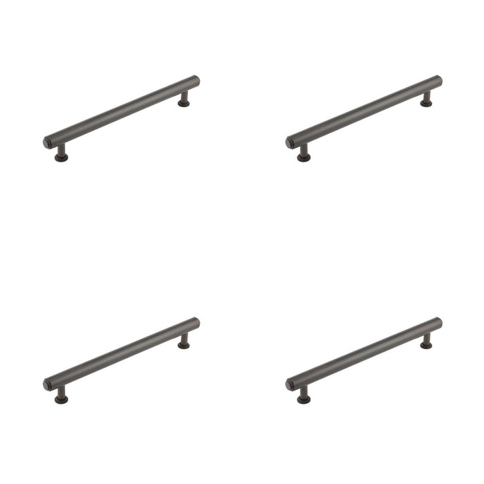 PACK Elegant 224mm Dark Bronze Stepped Cabinet Handle Kitchen Drawer Pull Handle