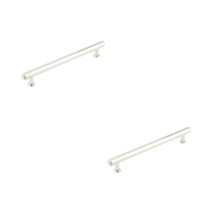 PACK Elegant Stepped Cabinet Handle Polished Nickel 224mm Luxury Design Kitchen Drawer Pull Handle (1)