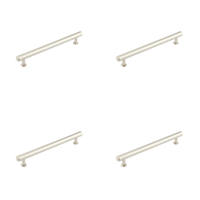 PACK Premium Stepped Cabinet Handle Satin Nickel 224mm Length Kitchen Drawer Pull Handle