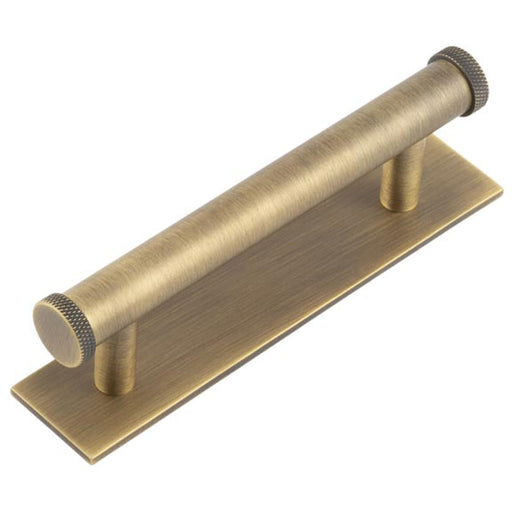 Antique Brass Cabinet Handle with 96mm Centers Stylish Home Interiors Kitchen Drawer Pull Handle