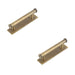 PACK Antique Brass Cabinet Handle with 96mm Centers Stylish Home Interiors Kitchen Drawer Pull Handle (1)